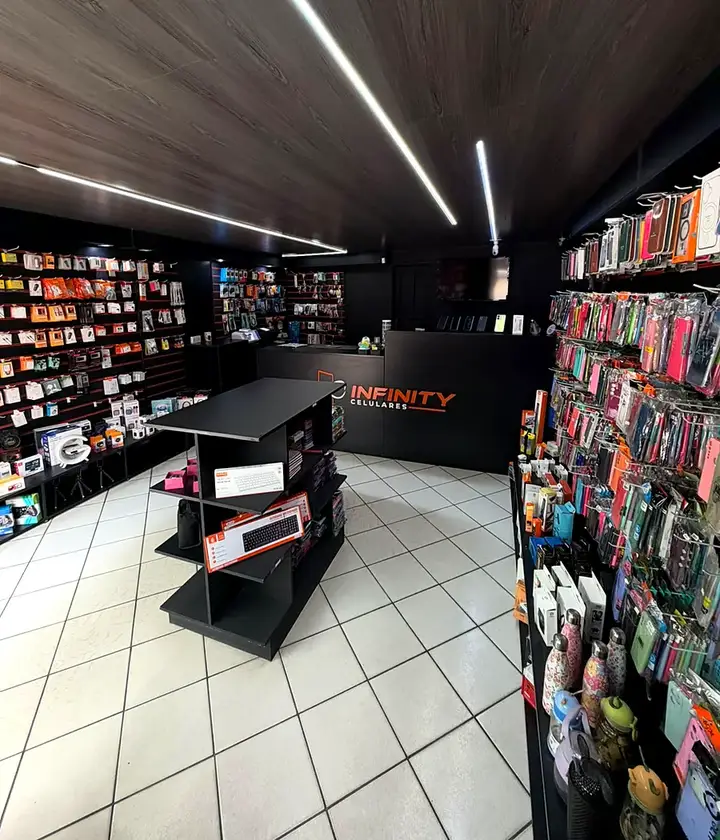 Ambiente da loja Infinity Celulares